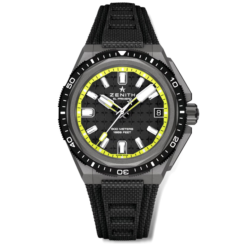 Zenith DEFY Skyline Extreme Diver 42.5mm Black Titanium Watch - Berry's Jewellers