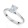 Berry's Platinum GIA Certificated Oval Cut Diamond Claw Set Solitaire Ring - Berry's Jewellers