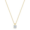 Berry's 18ct Yellow Gold Round Brilliant Cut Diamond Single Stone Pendant - Berry's Jewellers