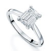 Berry's Platinum GIA Certified Emerald Cut Diamond Ring - Berry's Jewellers