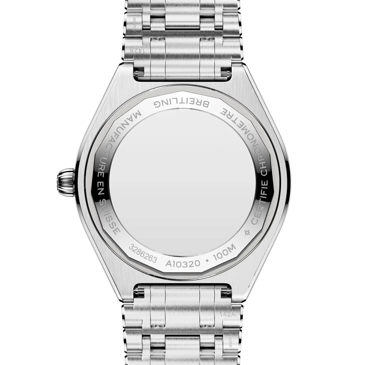 Chronomat 36mm White Mother of Pearl Diamond Dial Automatic Watch
