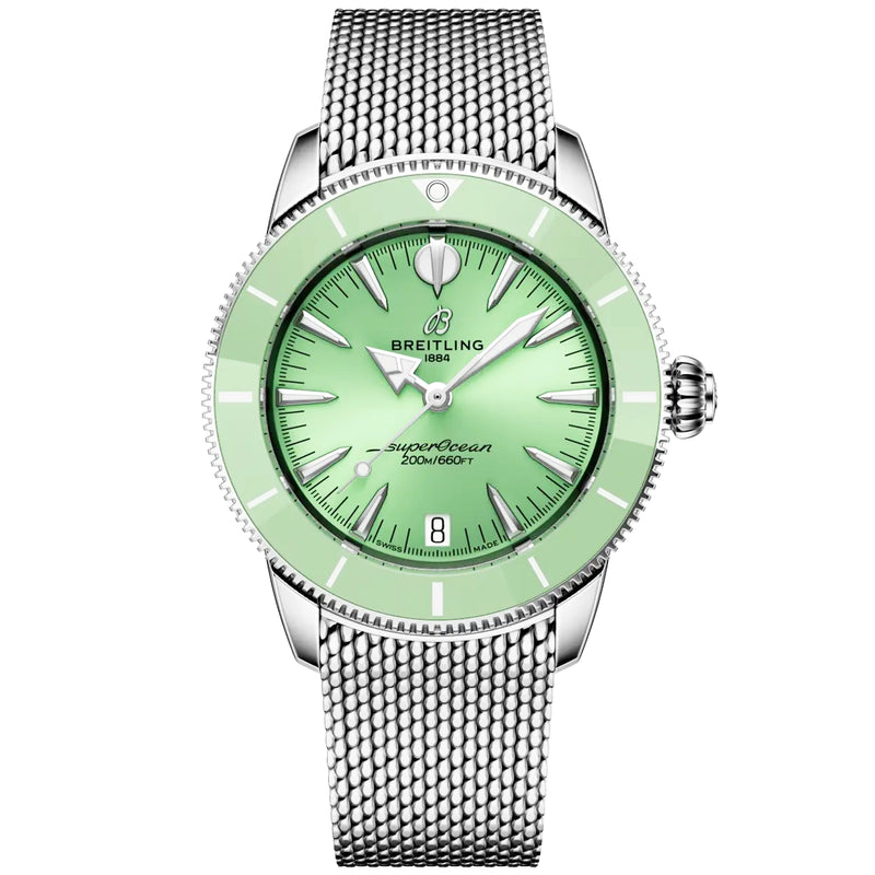 Breitling Superocean Heritage Green Dial Watch A10390361L1A1