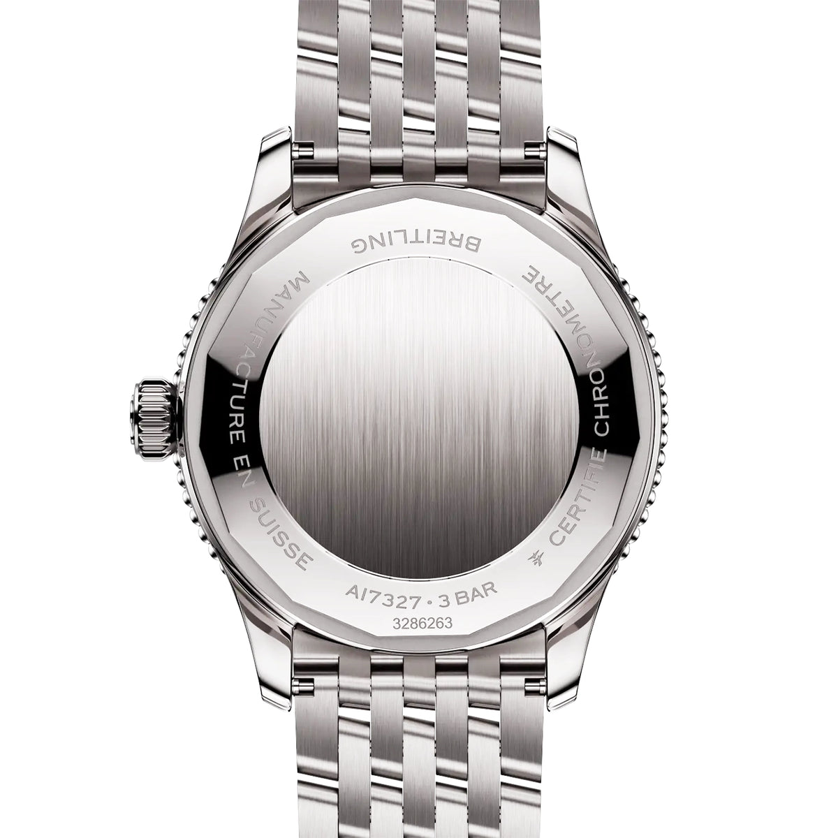 Breitling Navitimer 36mm Mother of Pearl Diamond Dial UK Exclusive Edition Watch - Berry's Jewellers