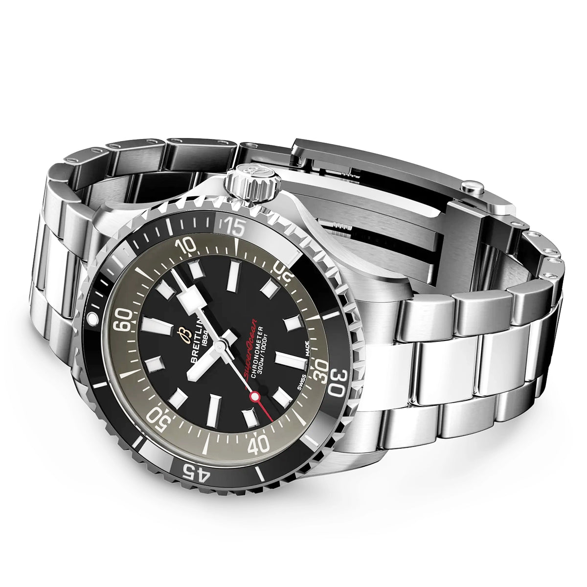 Superocean UK Edition 42mm Automatic Mens Bracelet Watch