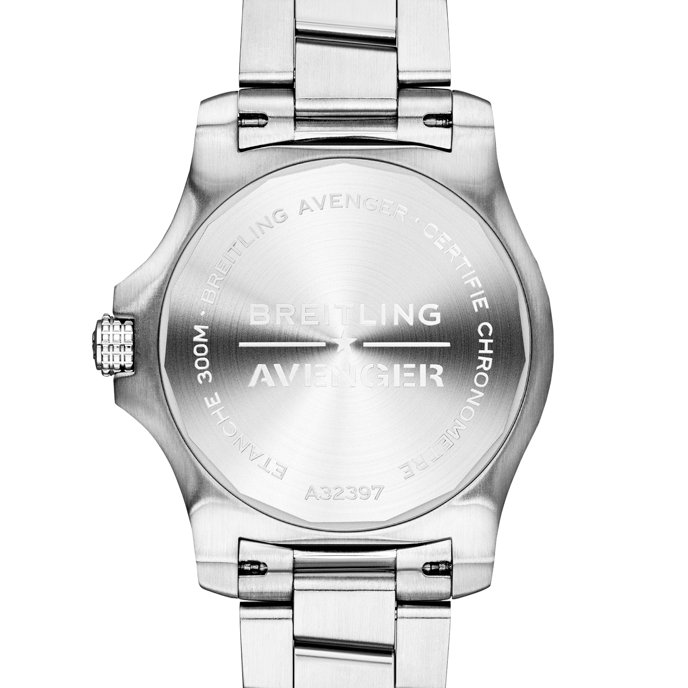 Avenger GMT 43mm White Dial Automatic Bracelet Watch