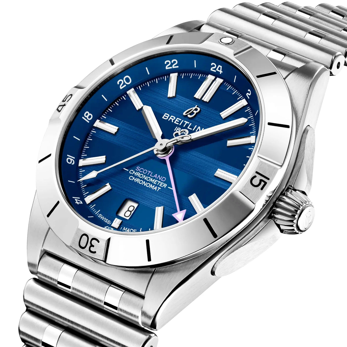 Breitling Chronomat GMT Six Nations Scotland Limited Edition Mens Watch - Berry's Jewellers