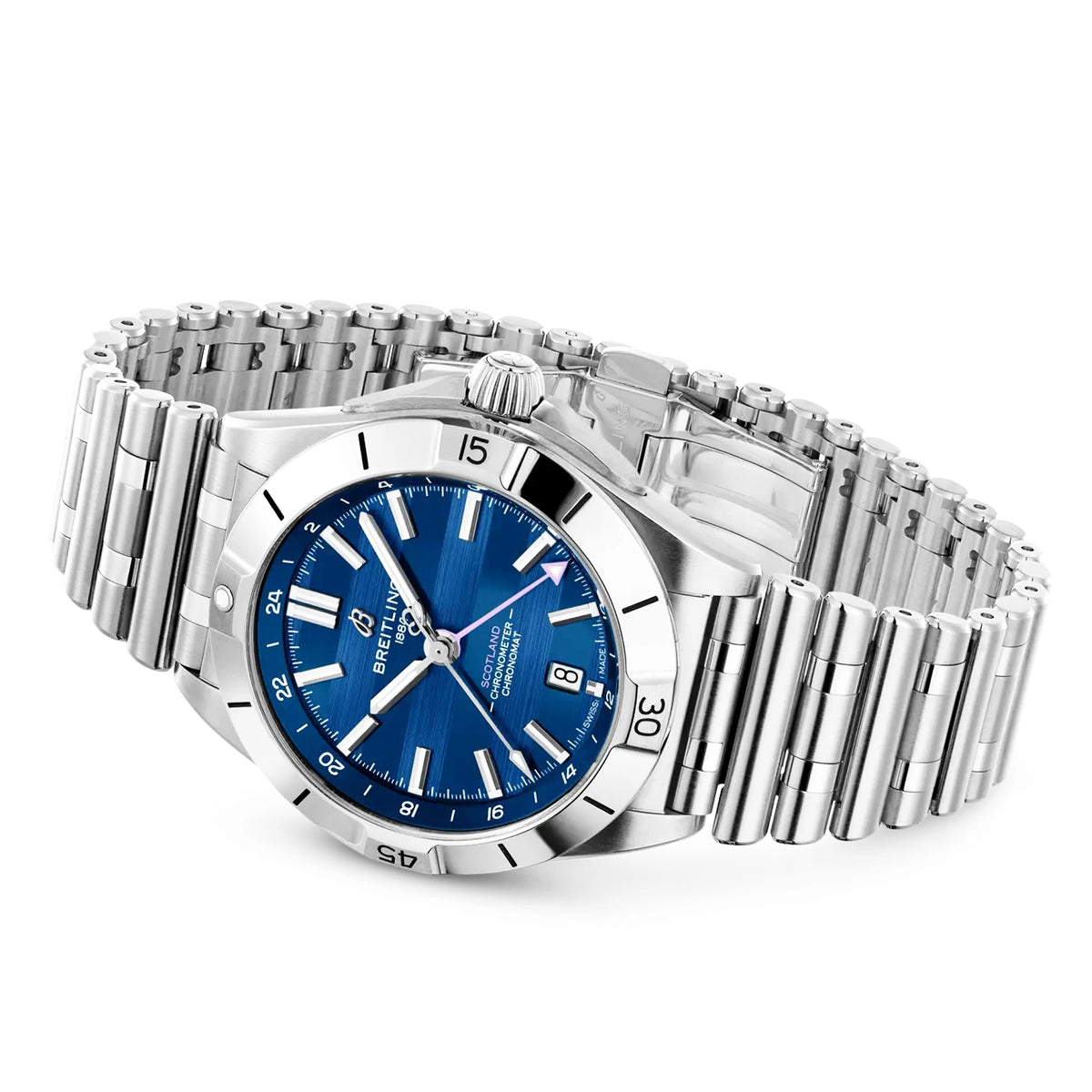 Breitling Chronomat GMT Six Nations Scotland Limited Edition Mens Watch - Berry's Jewellers