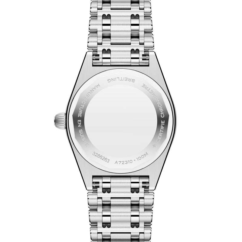 Chronomat 28mm Pink Mother of Pearl Diamond Dial Watch