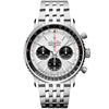 Breitling Navitimer 43mm Silver/Black Dial Mens Chronograph Bracelet Watch - Berry's Jewellers