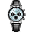 Breitling Navitimer 41mm Ice Blue Dial Automatic Chronograph Strap Watch - Berry's Jewellers