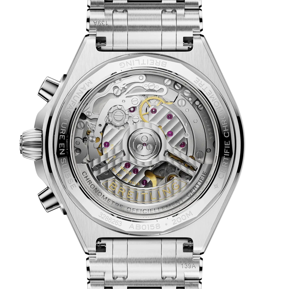 Chronomat Chronograph 42mm Blue Dial Automatic Bracelet Watch