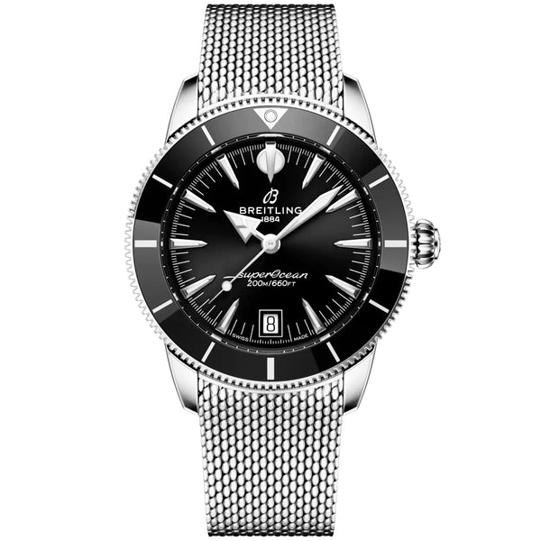 Breitling Superocean Heritage B31 40mm Black Dial Bracelet Watch - Berry's Jewellers