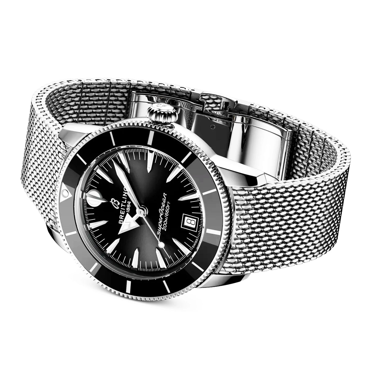 Breitling Superocean Heritage B31 40mm Black Dial Bracelet Watch - Berry's Jewellers