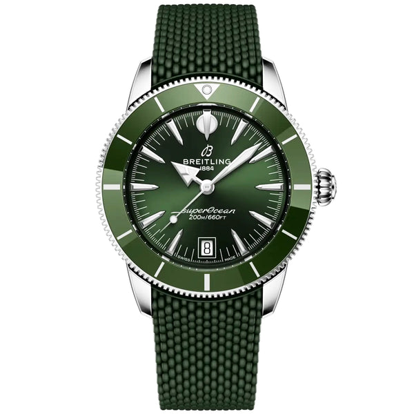 Breitling Superocean Heritage Green Dial Watch AB3110361L1S1