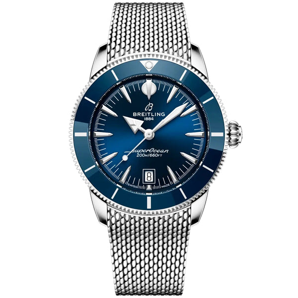 Breitling Superocean Heritage B31 42mm Blue Dial Bracelet Watch - Berry's Jewellers