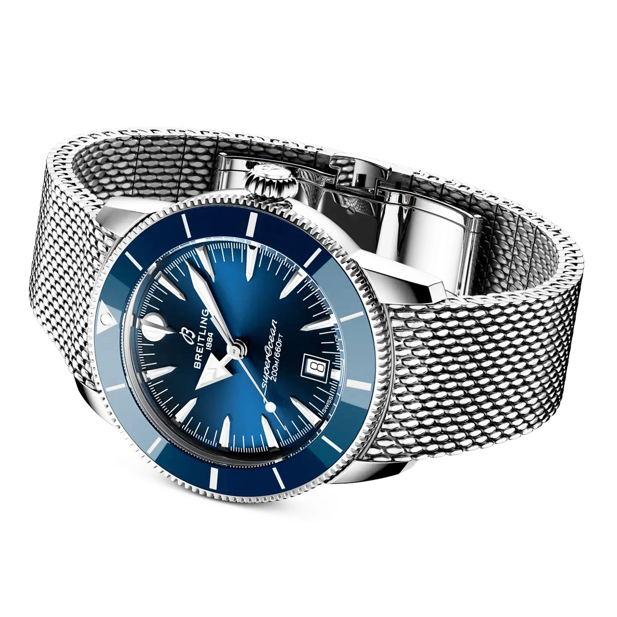 Breitling Superocean Heritage B31 42mm Blue Dial Bracelet Watch - Berry's Jewellers