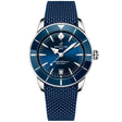 Breitling Superocean Heritage B31 42mm Blue Dial Rubber Strap Watch - Berry's Jewellers