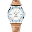 Breitling Top Time B31 38mm White Dial Automatic Leather Strap Watch - Berry's Jewellers