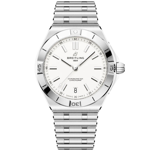 Breitling Chronomat B31 40mm Silver Dial Mens Automatic Bracelet Watch - Berry's Jewellers