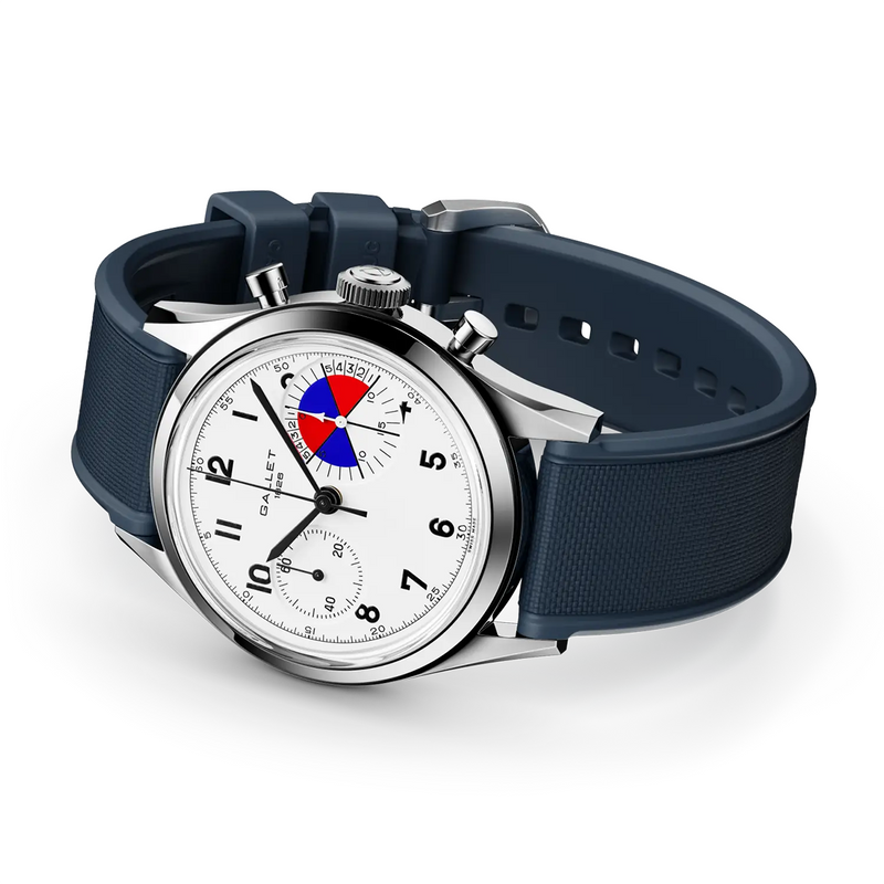 Tribute to Yachting Big Eye 38mm Blue Strap Manual Wind Watch