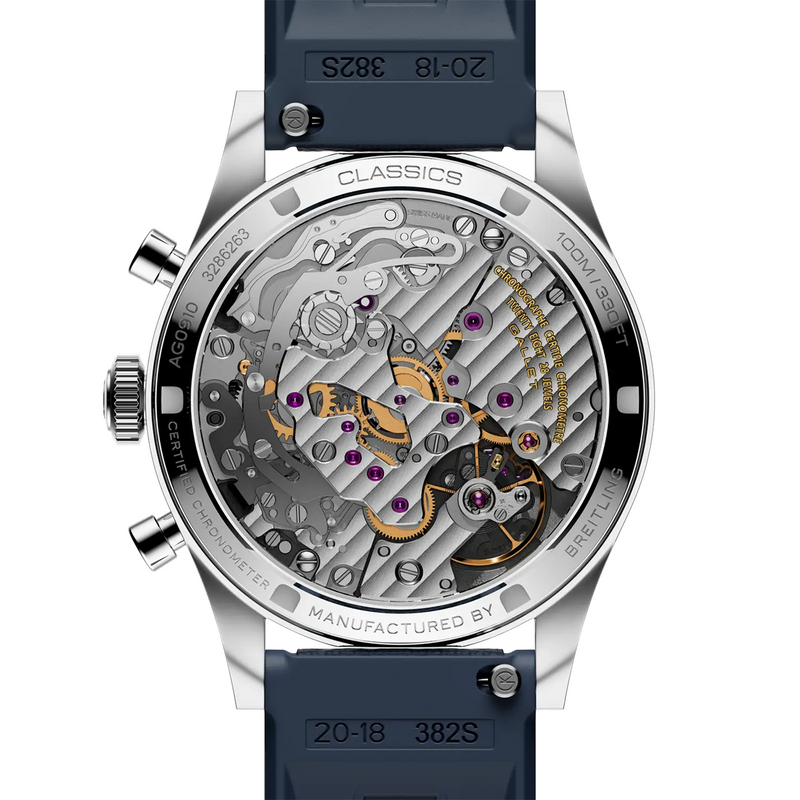 Tribute to Yachting Big Eye 38mm Blue Strap Manual Wind Watch