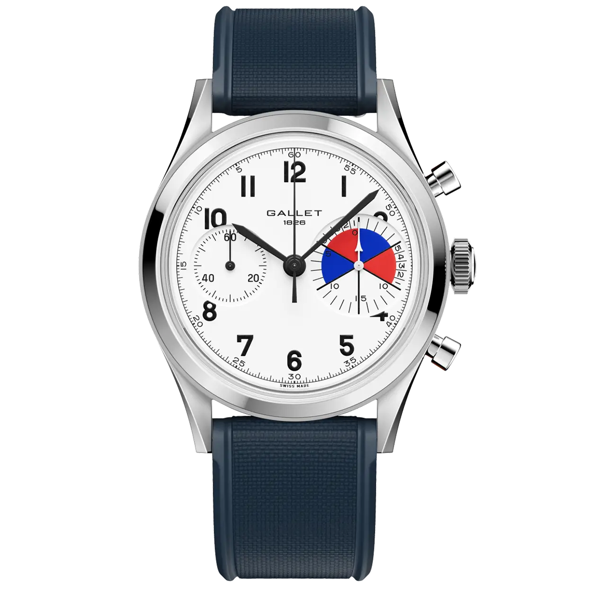Tribute to Yachting Big Eye 38mm Blue Strap Manual Wind Watch