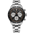 Gallet Multichron Pilot 42mm Steel Black Dial Steel Bracelet Automatic Watch - Berry's Jewellers