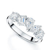 Platinum Mixed Cut Diamond Dress Ring