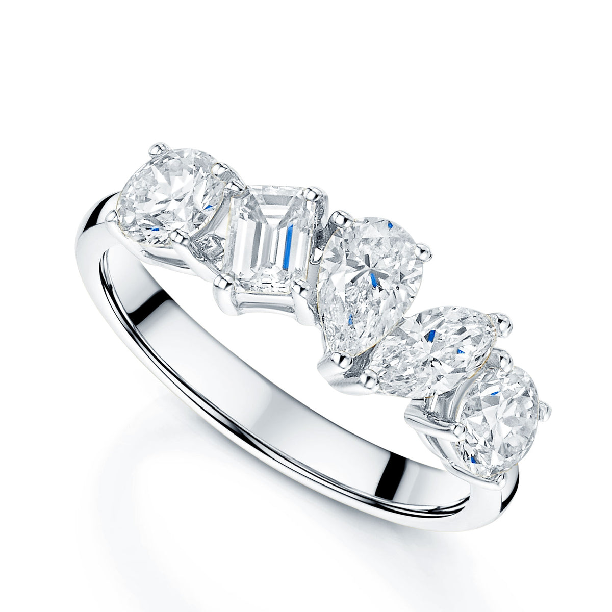Berry's Platinum Mixed Cut Diamond Dress Ring - Berry's Jewellers