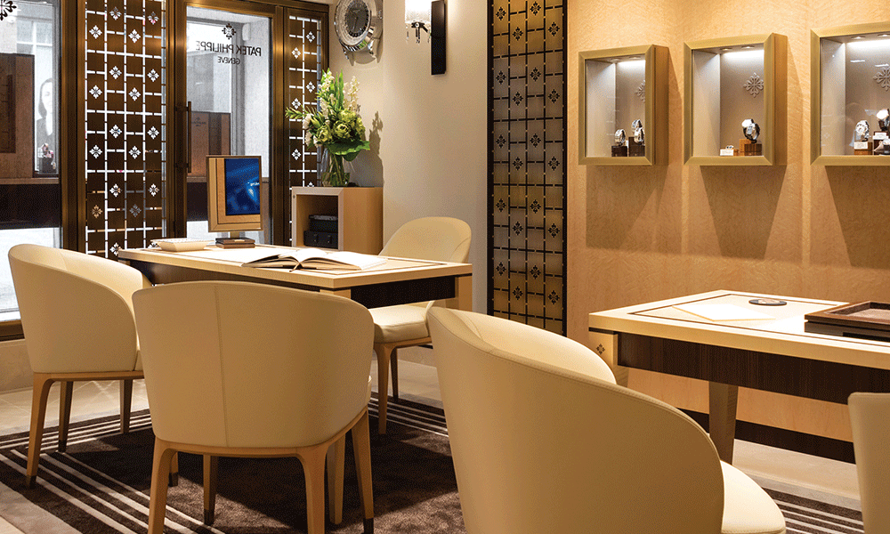 Private consultation area at Berry's Jewellers
