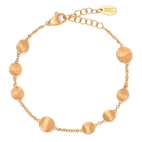 Marco Bicego Africa 18ct Yellow Gold Small Bead Bracelet - Berry's Jewellers