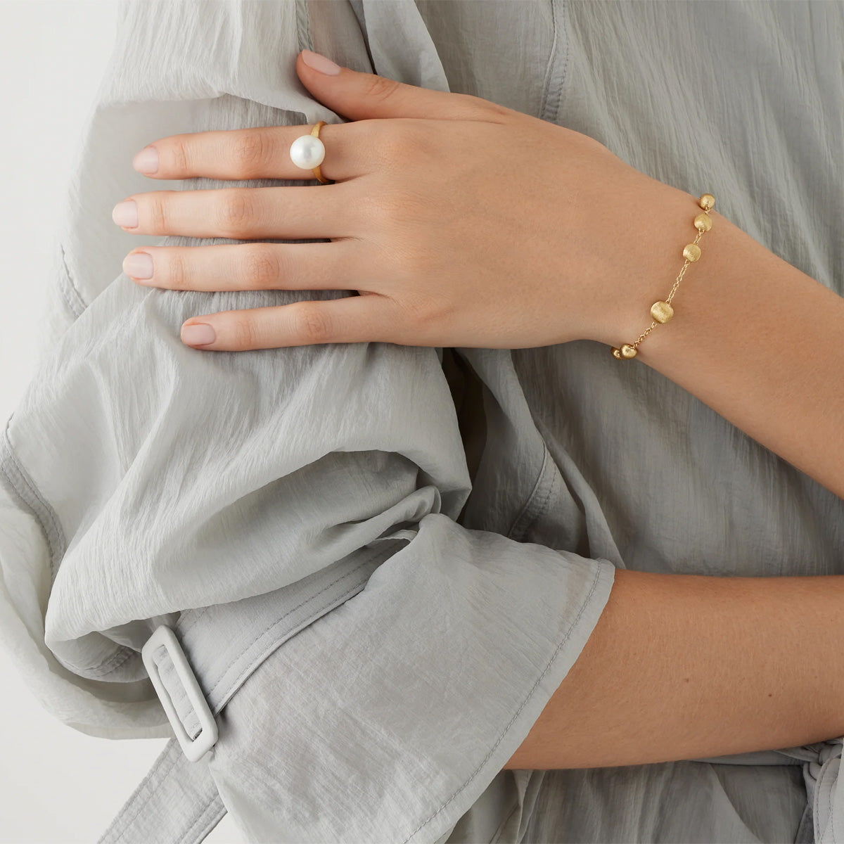 Marco Bicego Africa 18ct Yellow Gold Small Bead Bracelet - Berry's Jewellers