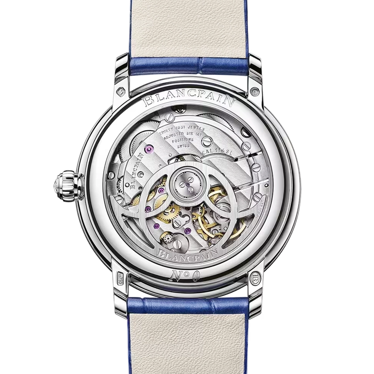 Blancpain Ladybird Colors 34.9mm 18ct White Gold Diamond Set Ladies Watch - Berry's Jewellers