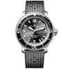 Fifty Fathoms Automatique 42.3mm Titanium Black Dial Rubber Strap Watch