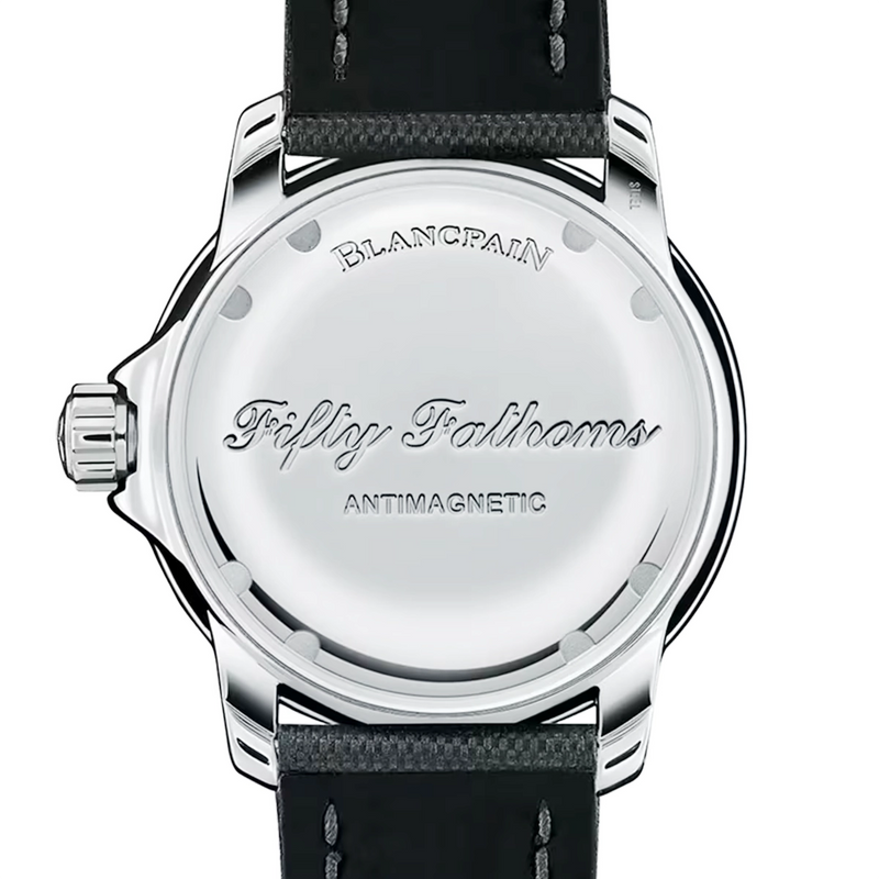Fifty Fathoms Automatique 45mm Black Dial Canvas Strap Watch