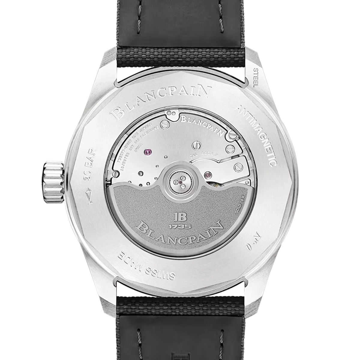 Blancpain Fifty Fathoms Quantieme Complet Phases de Lune Meteor Grey Dial Watch - Berry's Jewellers