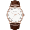 Blancpain Villeret 8 Jours 42mm 18ct Rose Gold White Dial Automatic Strap Watch - Berry's Jewellers