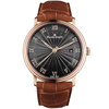 Blancpain Villeret Ultraplate 40mm 18ct Rose Gold Black Dial Automatic Strap Watch - Berry's Jewellers