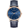 Blancpain Villeret Ultraplate 40mm 18ct Rose Gold Blue Dial Automatic Strap Watch - Berry's Jewellers
