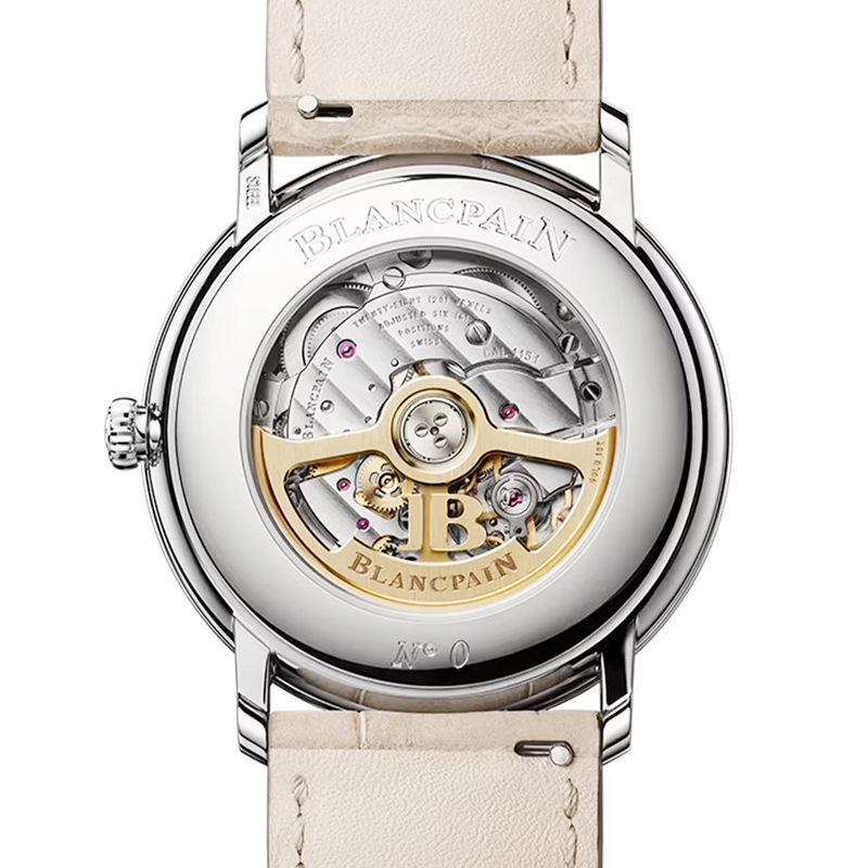 Blancpain Villeret Extraplate 40mm Opaline Dial Mens Automatic Watch - Berry's Jewellers