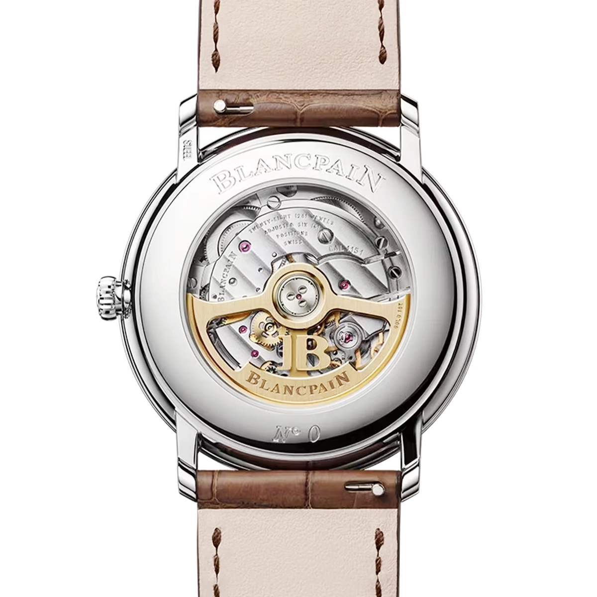 Blancpain Villeret Extraplate 40mm Brown Sunburst Dial Mens Automatic Watch - Berry's Jewellers