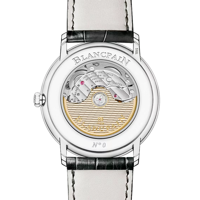 Blancpain Villeret Jour Date 40.5mm White Dial Automatic Strap Watch - Berry's Jewellers