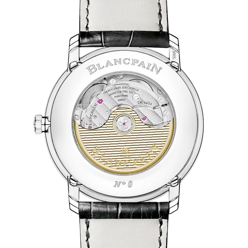 Blancpain Villeret Quantieme Complet 40mm Sunburst Grey Dial Watch - Berry's Jewellers