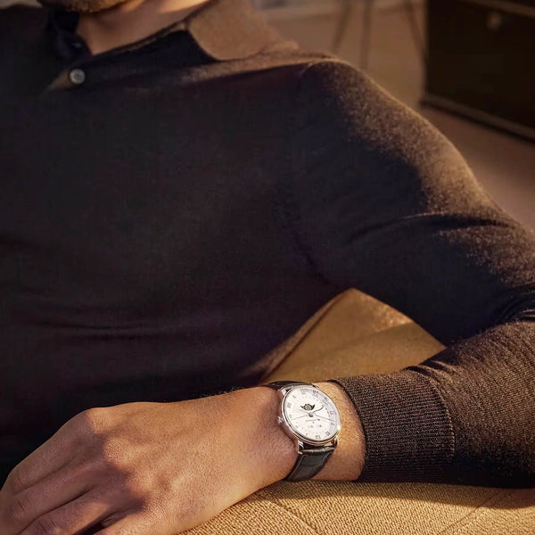Blancpain Villeret Quantieme Complet 40mm White Dial Automatic Watch - Berry's Jewellers