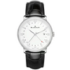 Villeret GMT Date 40.5mm White Roman Dial Automatic Strap Watch