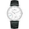 Villeret Grande Date Jour Retrograde White Dial Automatic Strap Watch