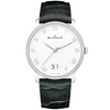 Villeret Grande Date 40mm White Roman Dial Automatic Strap Watch