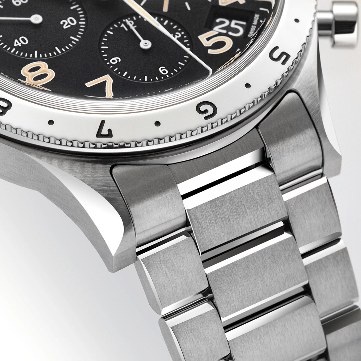 Breguet Type XX Chronographe 2067 42mm Black Dial Mens Bracelet Watch - Berry's Jewellers