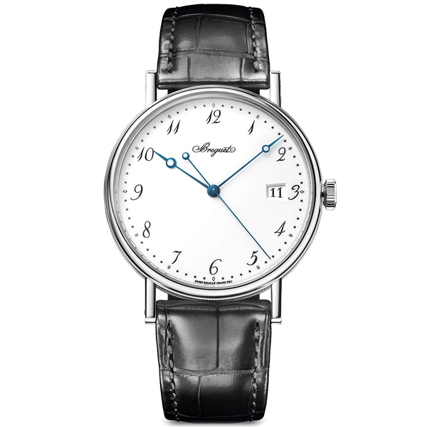 Breguet Classique 5177 38mm 'Grand Feu' White Enamel Dial Mens Watch - Berry's Jewellers