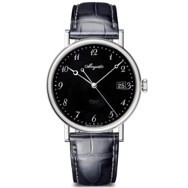 Breguet Classique 5177 38mm Platinum Black Enamel Dial Watch - Berry's Jewellers